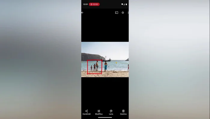 Ripetere i passaggi 6 e 7 per rimuovere altri oggetti o persone.