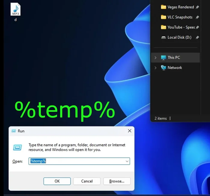 Eliminare File Temporanei