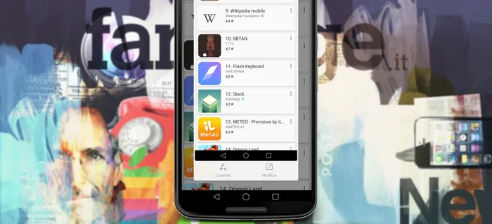 L'applicazione unirà automaticamente gli screenshot in un'unica immagine.