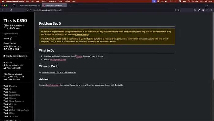 Invia i compiti utilizzando la piattaforma del corso.