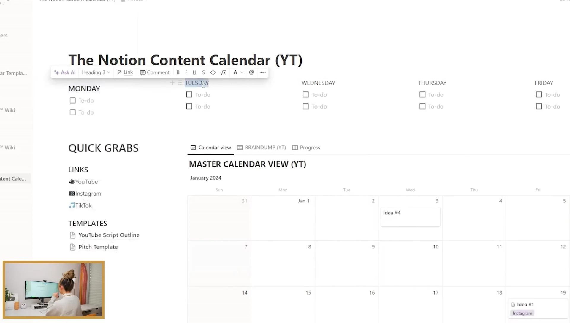 Crea il tuo Calendario dei Contenuti su Notion: Guida Completa